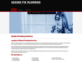 assurefixplumbing.com screenshot