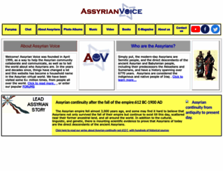assyrianvoice.net screenshot