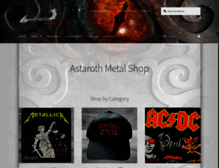 astarothmetalshop.com screenshot