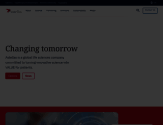 astellas.us screenshot