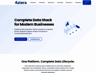 astera.com screenshot
