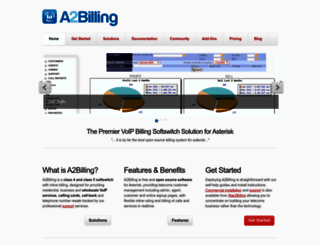 asterisk2billing.org screenshot