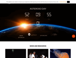 asteroidday.org screenshot