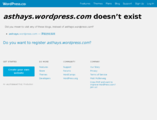 asthays.com screenshot