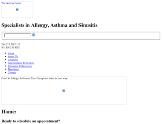 asthma.ehclients.com screenshot