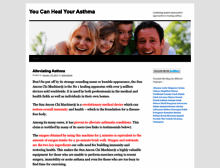 asthmaheal.wordpress.com screenshot