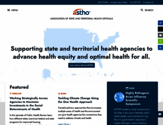 astho.org screenshot