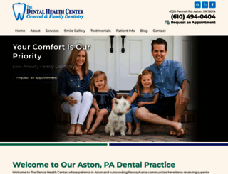 astondentalhealthcenter.com screenshot