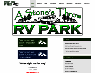 astonesthrowrvpark.com screenshot