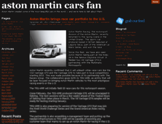 astonmartincarsfan.com screenshot