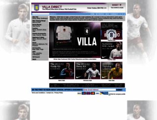 astonvilladirect.com screenshot