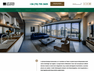 astoriabudapest.com screenshot