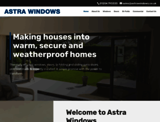astra-windows.co.uk screenshot