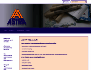 astra92.cz screenshot