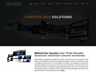 astrainfotech.in screenshot