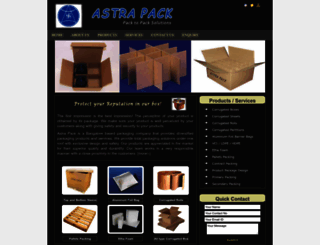 astrapack.in screenshot