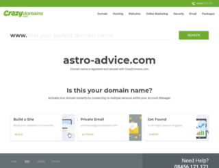 astro-advice.com screenshot