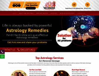 astro-harikrishna.com screenshot