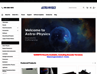 astro-physics.com screenshot
