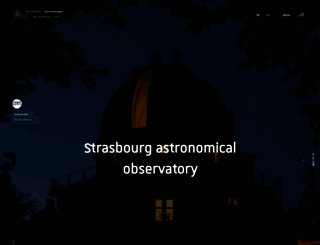 astro.u-strasbg.fr screenshot
