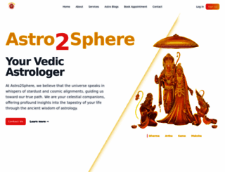 astro2sphere.com screenshot