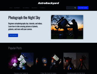 astrobackyard.com screenshot