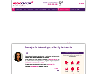 astrocentro.univision.com screenshot