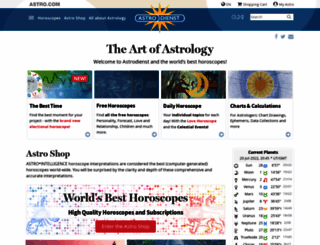 astrodienst.ch screenshot