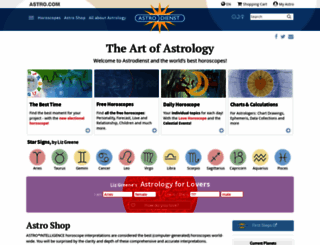 astrodienst.com screenshot