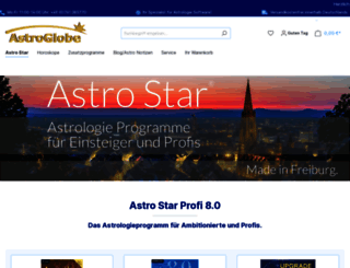 astroglobe-web.de screenshot