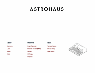 astrohaus.com screenshot