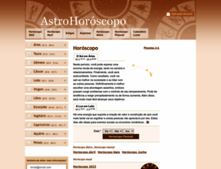 astrohoroscopo.net screenshot