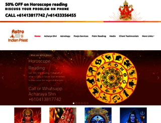 astroindianpriest.com screenshot