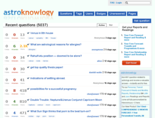astroknowlogy.com screenshot