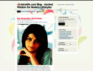 astrolife.wordpress.com screenshot