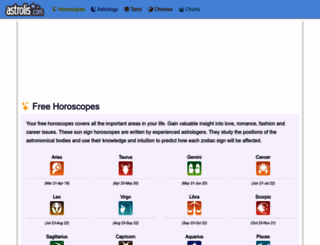 astrolis.com screenshot