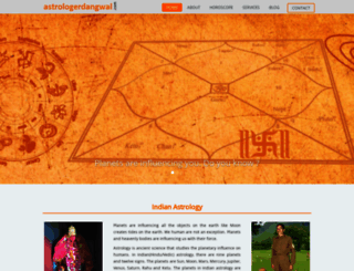 astrologerdangwal.com screenshot