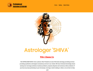 astrologershiva.in screenshot