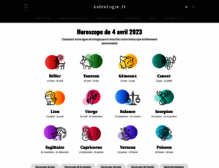 astrologie.fr screenshot