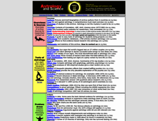 astrology-and-science.com screenshot