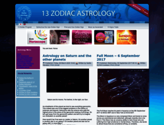 astrology13.com screenshot