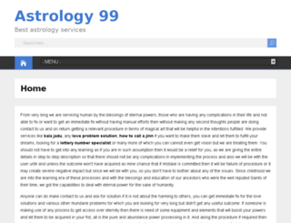 astrology99.com screenshot