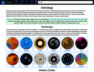 astrologyk.com screenshot