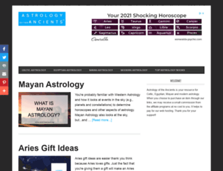 astrologyoftheancients.com screenshot