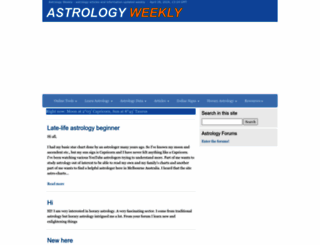 astrologyweekly.com screenshot
