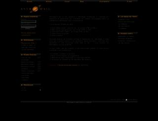 astromail.fr screenshot