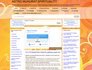 astromuhurat.com screenshot