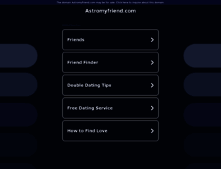 astromyfriend.com screenshot
