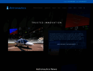 astronautics.com screenshot
