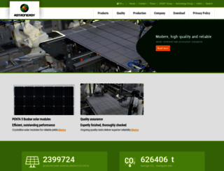 astronergy-solarmodule.de screenshot